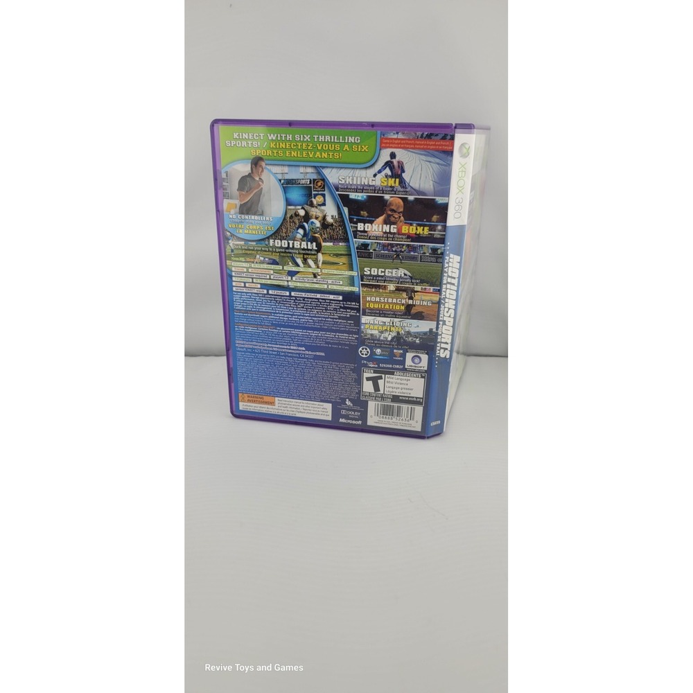 MotionSports Play For Real (Microsoft Xbox 360 2010) CIB Complete Tested Working - Picture 7 of 7